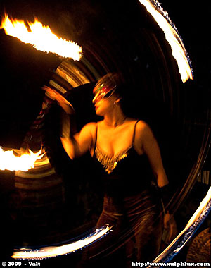 Tsura for Shura in Gypsy Dance Theatre's fire show